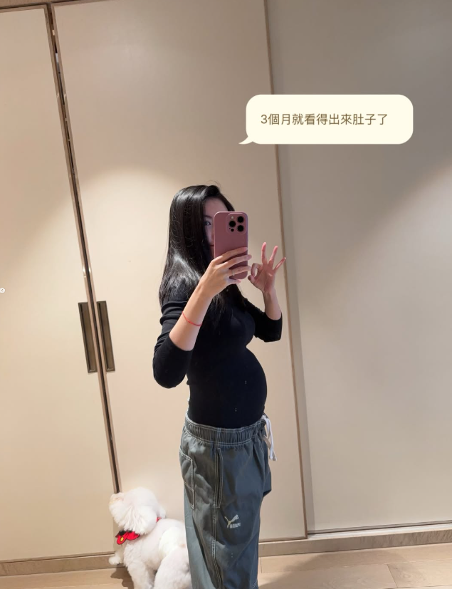 愷樂分享懷孕照片。(圖/翻攝愷樂IG)